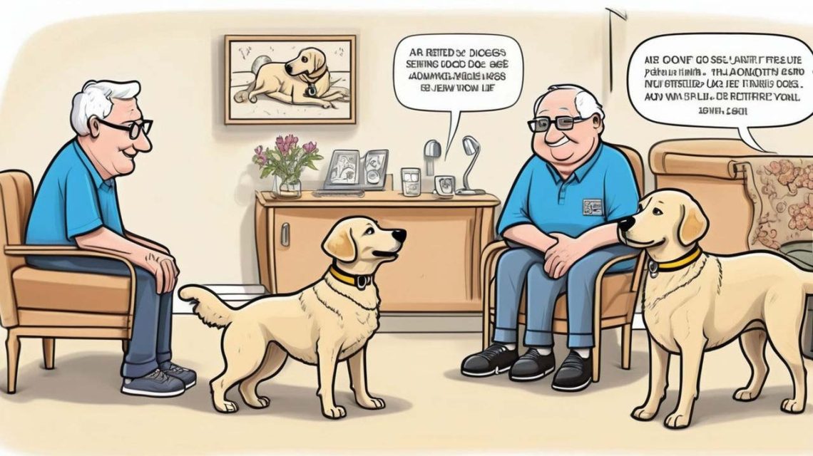 retired seeing eye dogs