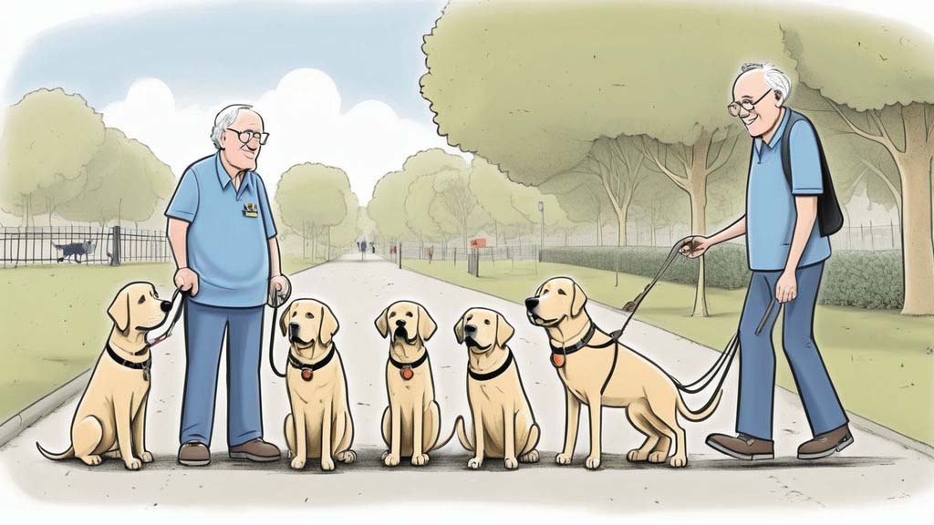 retired guide dogs