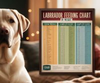 labrador feeding chart by weight