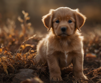 red golden puppies