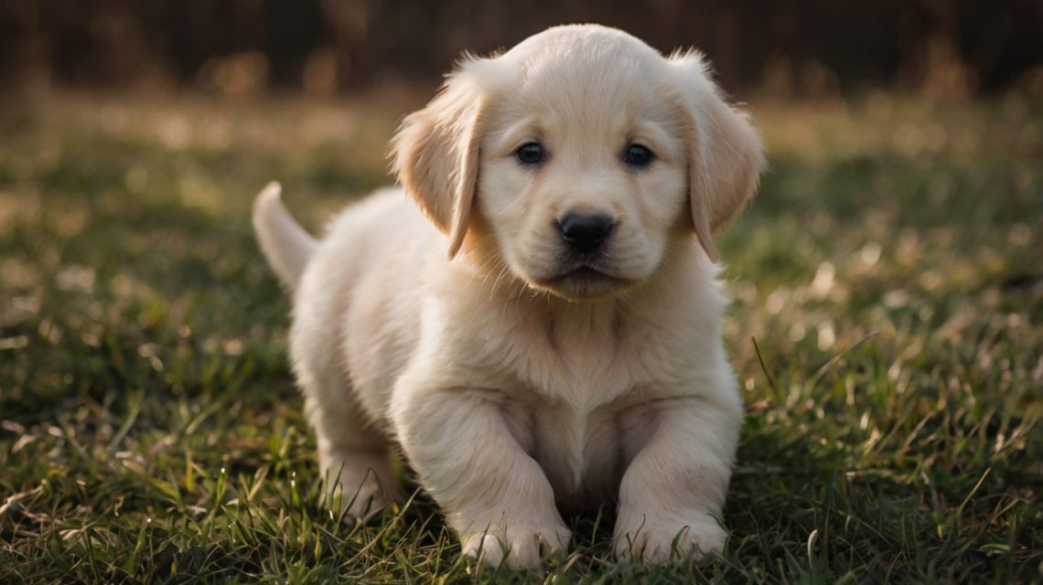 cream retriever puppies