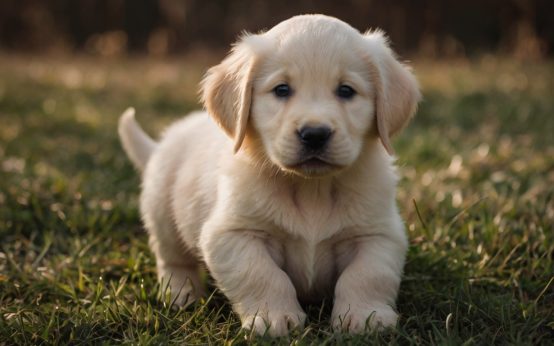 cream retriever puppies