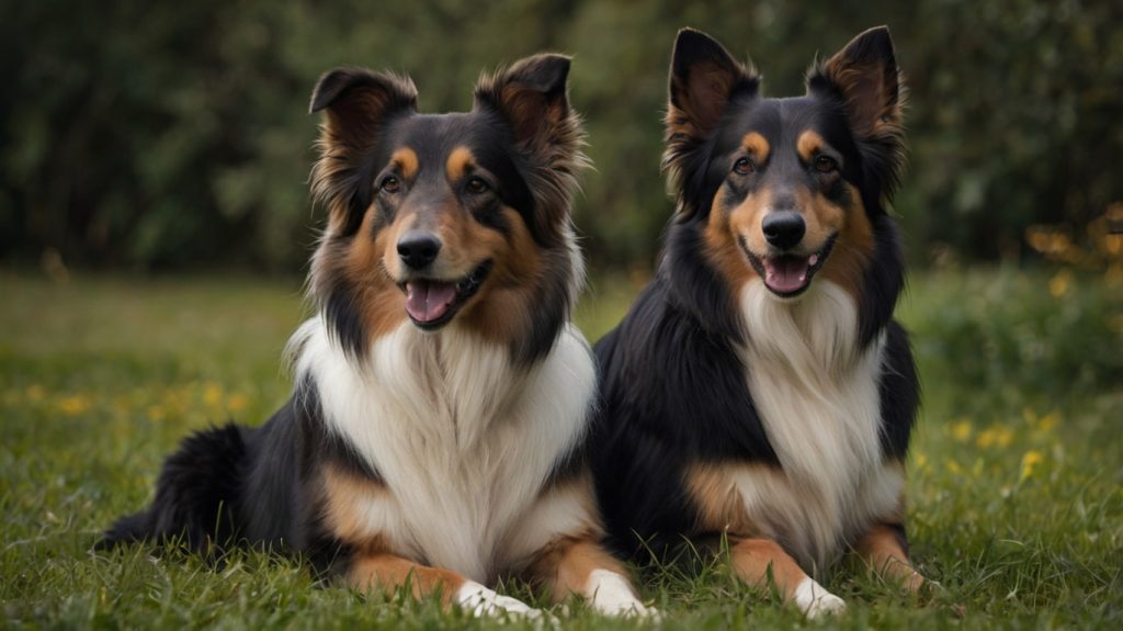 black and tan collies