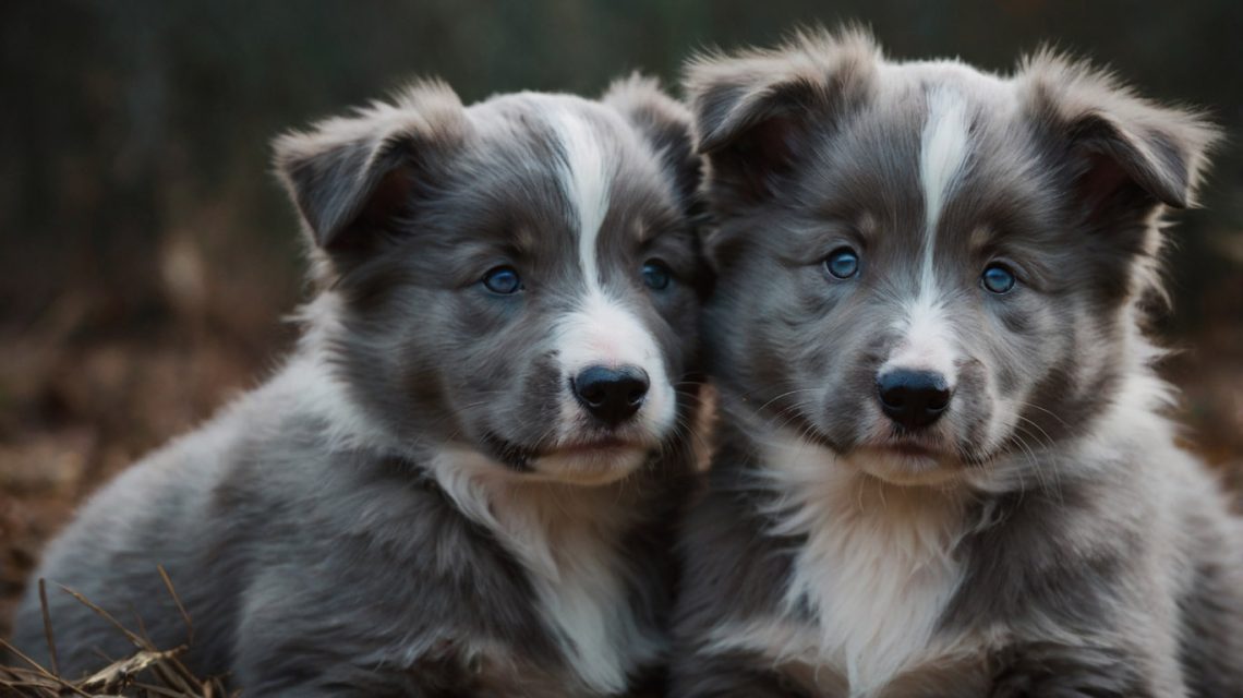 blue collie puppies