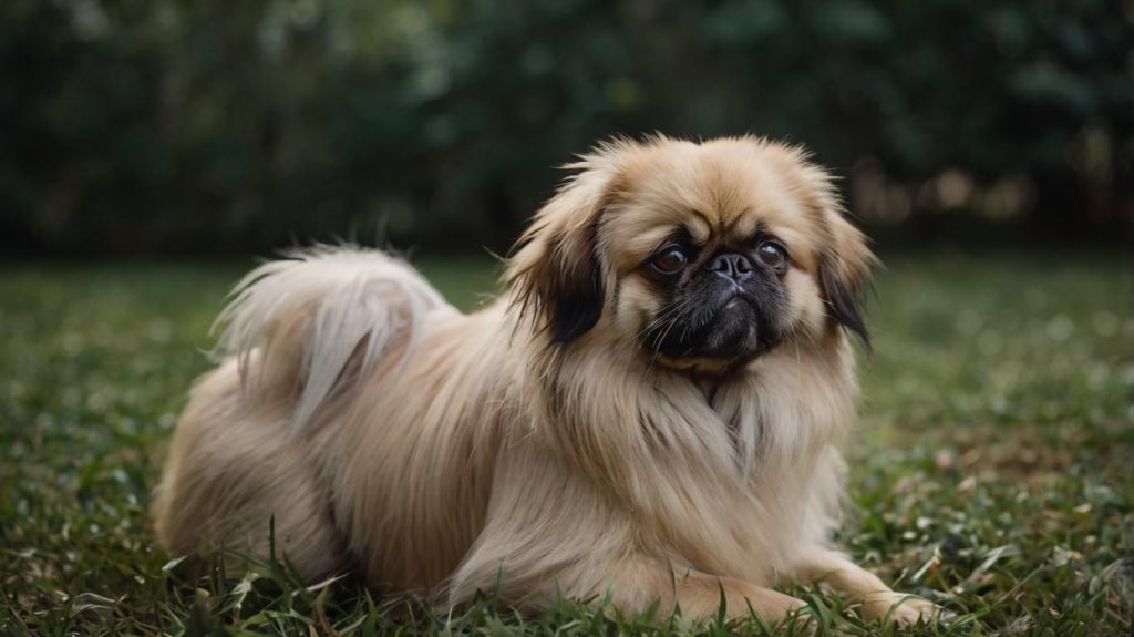 Bald Pekingese