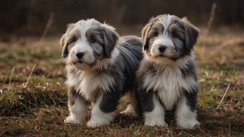 bearded collie pups