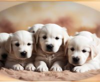 white retriever puppies