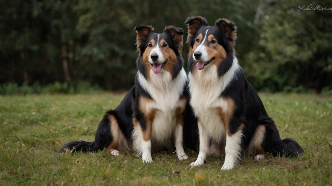 black and tan collies