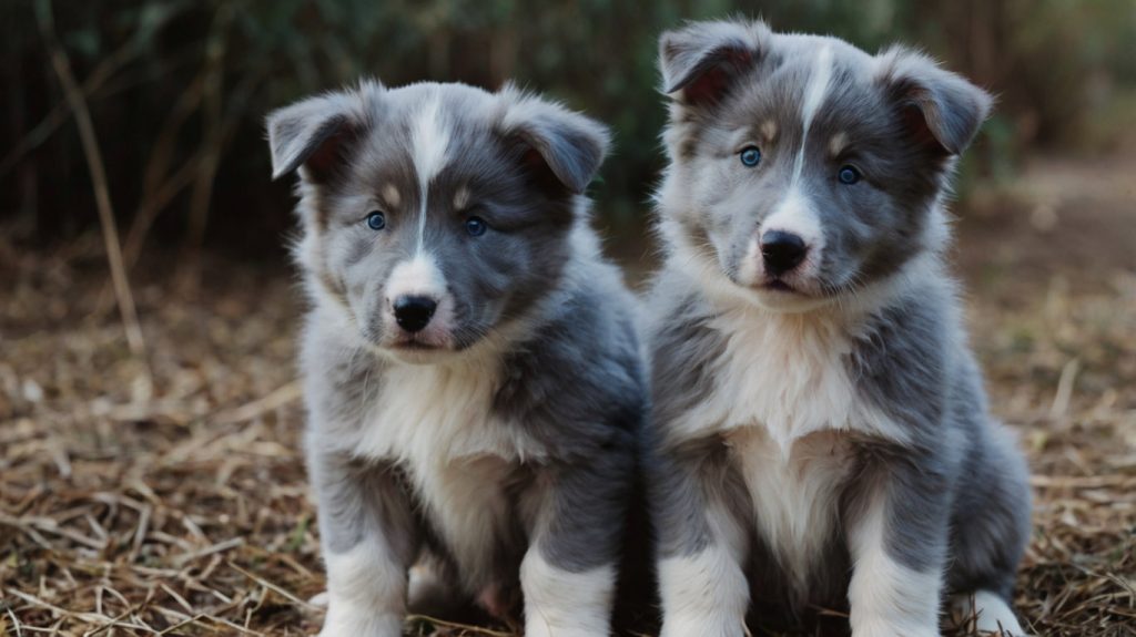 blue collie puppies