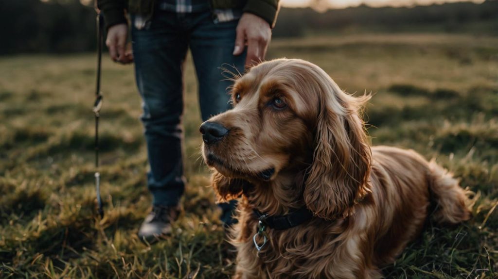 blind cocker spaniel