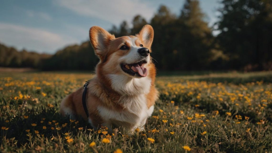 blind corgi