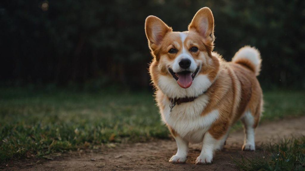 blind corgi