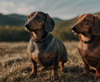 blind dachshund