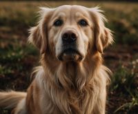 blond golden retrievers