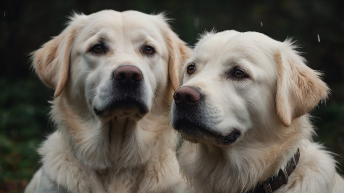 white retrievers