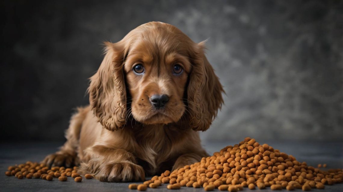 cocker spaniel puppy food amount