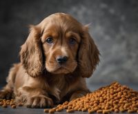 cocker spaniel puppy food amount