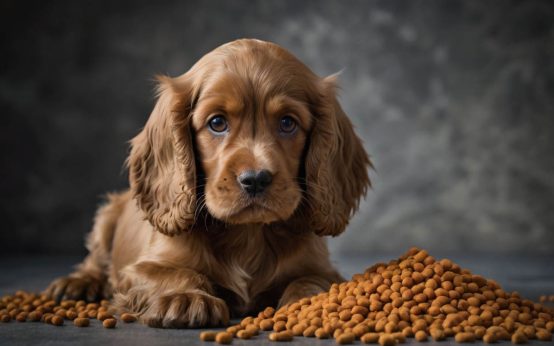 cocker spaniel puppy food amount