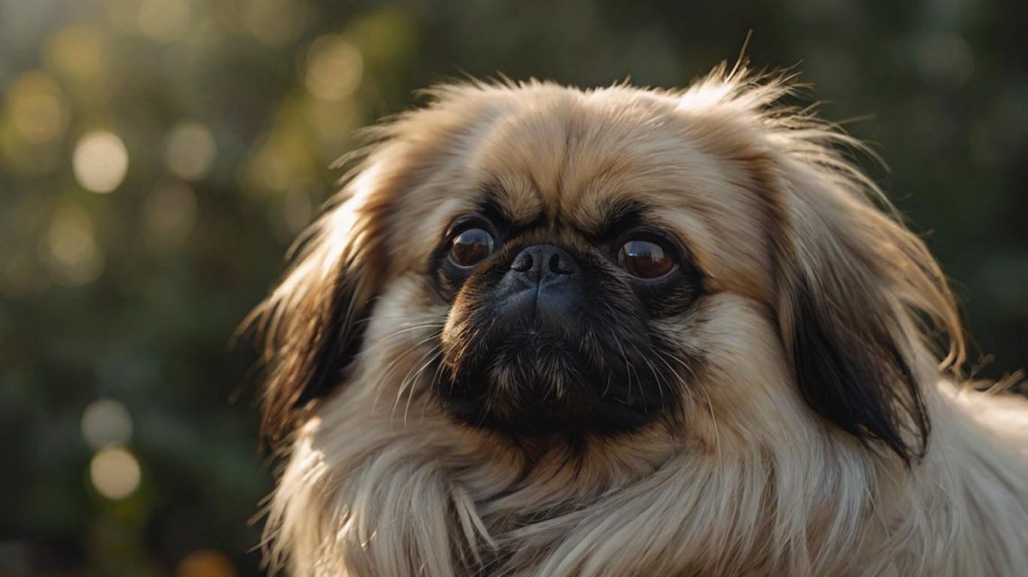 Bald Pekingese