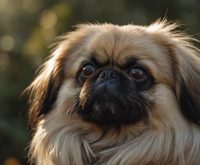 Bald Pekingese