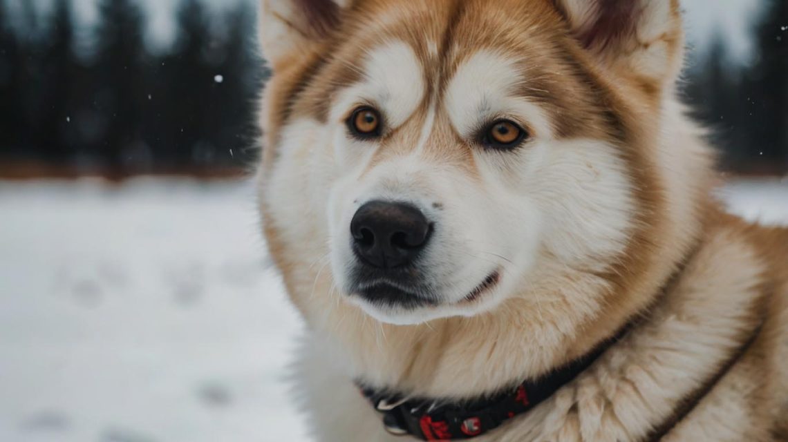 golden husky puppy