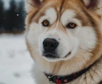 golden husky puppy