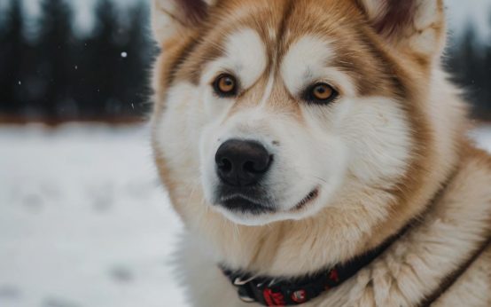 golden husky puppy