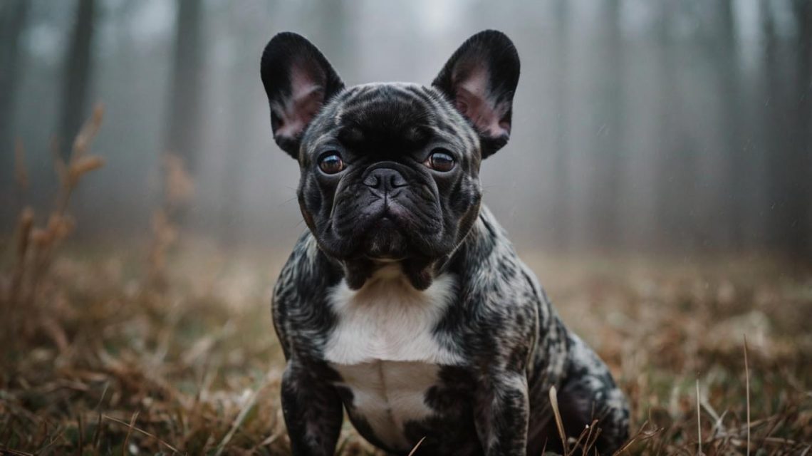 black merle french bulldog