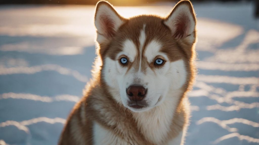 golden husky puppy