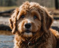 mini golden bernedoodle