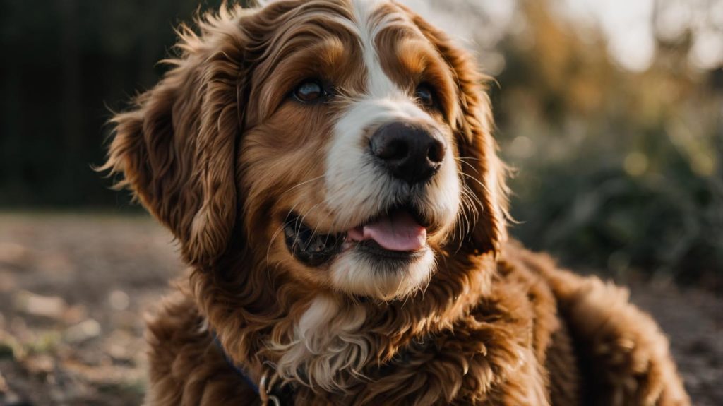 mini golden bernedoodle